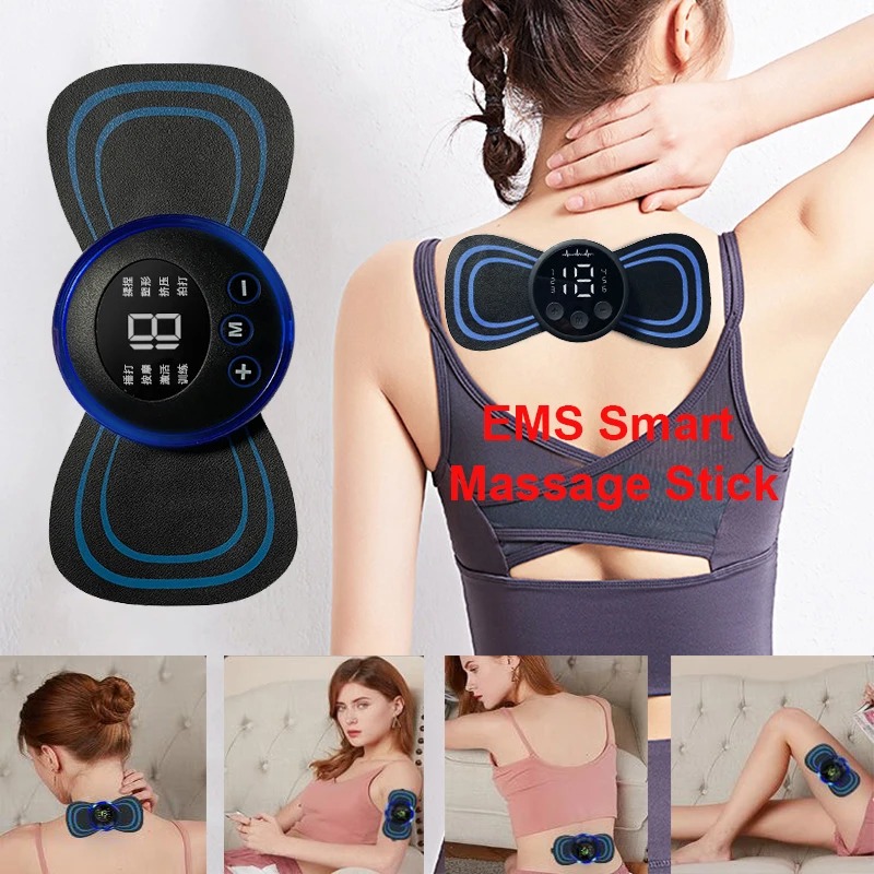 Portable 8-Mode LCD EMS Neck Stretcher & Muscle Stimulator p1